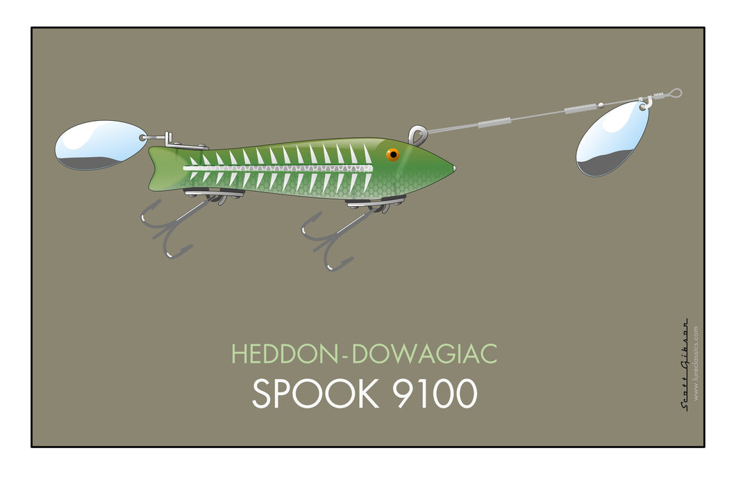 Heddon Spook 9100 | Fishing Lure Art